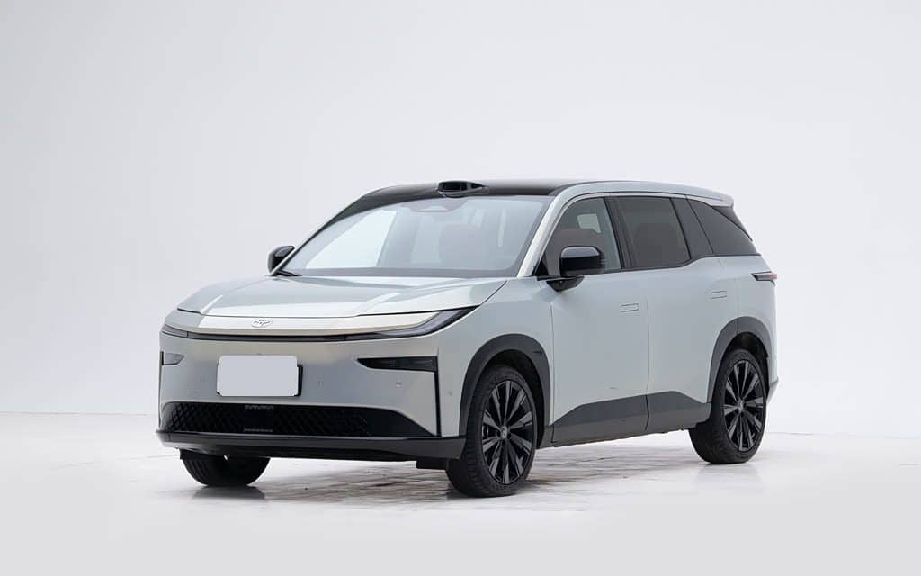 2025 Toyota bZ3X 610 Max electric SUV — front three-quarter view, export from China
