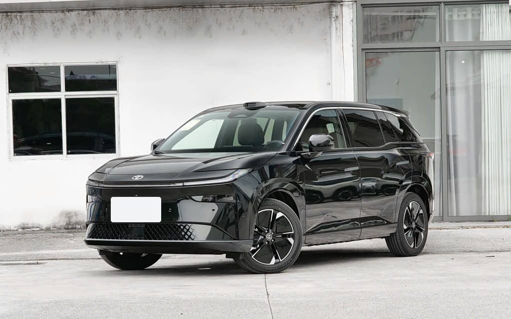 2026 Toyota bZ3X 520 Pro LiDAR electric SUV — front three-quarter view, export from China