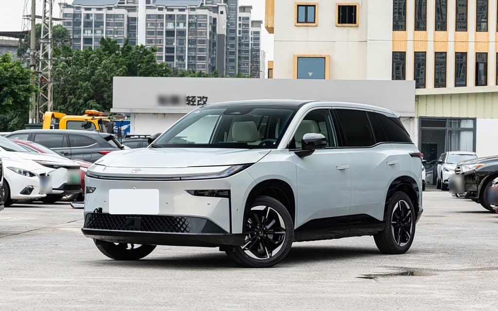 2026 Toyota bZ3X 520 Pro+ electric SUV — front three-quarter view, export from China