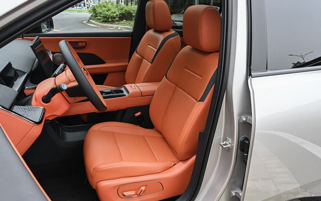 2026 Toyota bZ3X 520 Pro+ LiDAR electric SUV — driver's seat, export from China